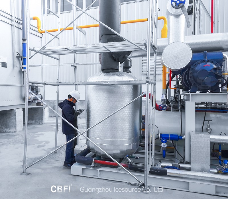 Commissioning and testing of the spiral blast freezer system